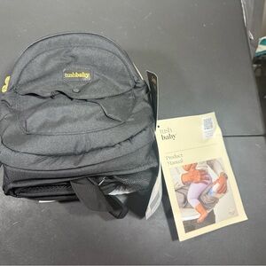 Tushbaby Black and Gold Strapless Baby Hipseat NWT